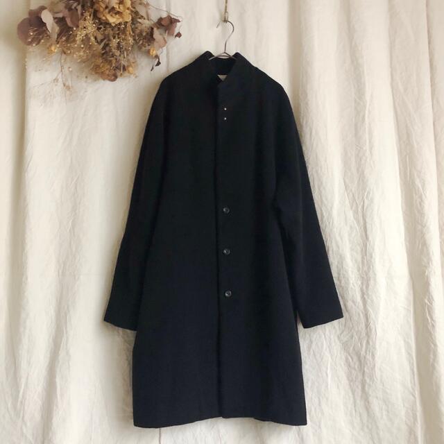 suzuki takayuki stand-fall-collar coat約85㎝着丈