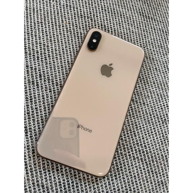 【最終値下げ】iPhone XS 64GB ゴールド SiMフリースマホ/家電/カメラ