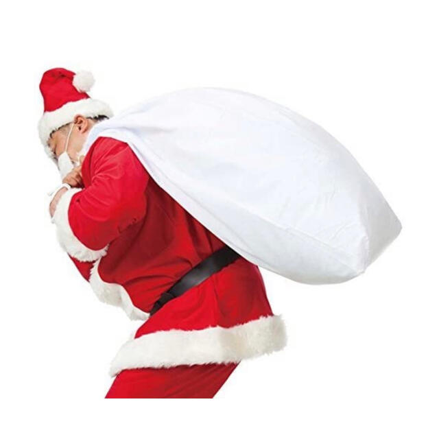 サンタクロース 袋 クリスマス袋 サンタさんの袋 大きサイズ エンタメ/ホビーのコスプレ(小道具)の商品写真