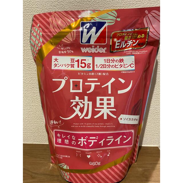 weider(ウイダー)のウィダー　プロテイン効果　ソイカカオ味　送料無料 食品/飲料/酒の健康食品(プロテイン)の商品写真