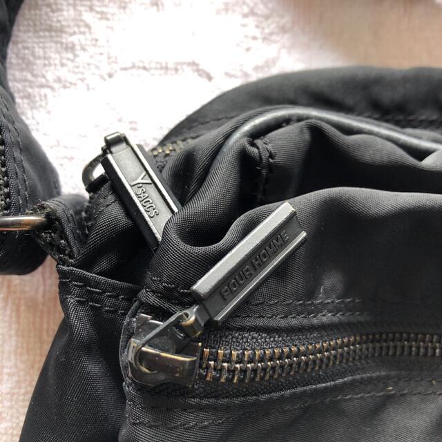 POUR HOMME Y'SACCS(イザック) ショルダーバッグ ブラックの通販 POUR HOMME Y'SACCS(イザック) ショルダーバッグ ブラックの通販