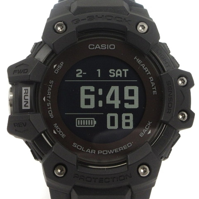 カシオ Gスクワッド 腕時計 スマートウォッチ GPS 電波ソーラー 黒