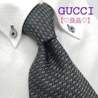 グッチ(Gucci)のグッチ GUCCI ネクタイ クレスト紋章　ブラック ブロンズ(ネクタイ)