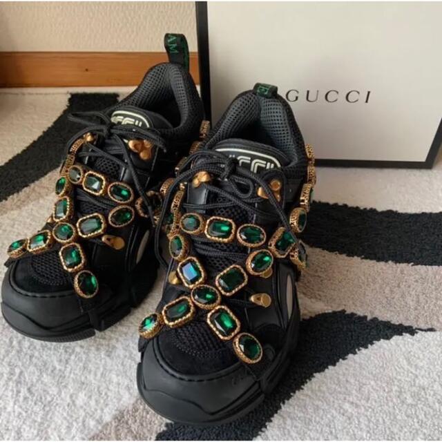 GUCCI スニーカー グッチ フラッシュトレックスニーカー ダット