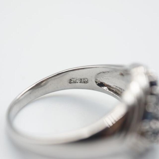 R372 リング 指輪の通販 by RIME's shop｜ラクマ ブルースピネル SILVER刻印 デザイン シルバー 高品質得価