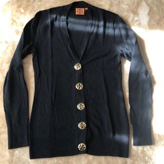 トリーバーチ(Tory Burch)のUSED トリーバーチ Tory burch カーディガン(ブラック)①(カーディガン)