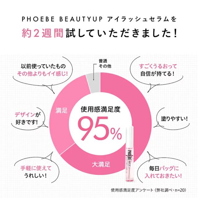 phoebe(フィービィー)のまつ毛美容液　ヒト幹細胞  美容液　まつ毛 コスメ/美容のスキンケア/基礎化粧品(まつ毛美容液)の商品写真