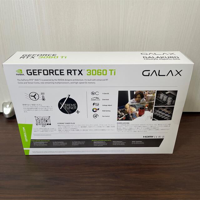 新品未開封 玄人志向 GK-RTX3060Ti-E8GB/WHITE