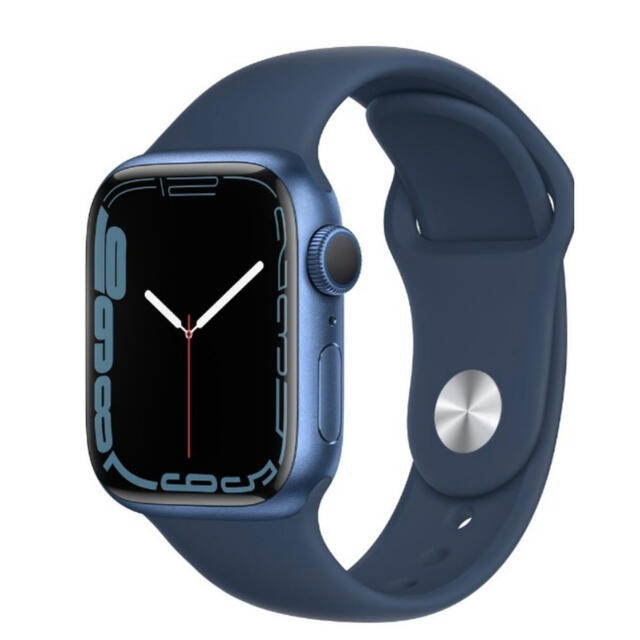 時計applewatch7 GPSモデル 41mm ブルー未使用