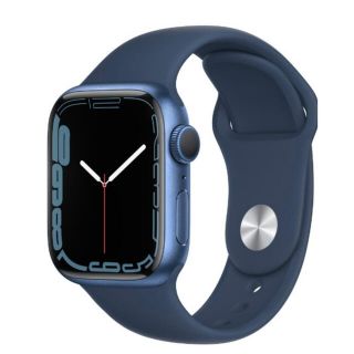 applewatch7 GPSモデル 41mm ブルー未使用(腕時計(デジタル))