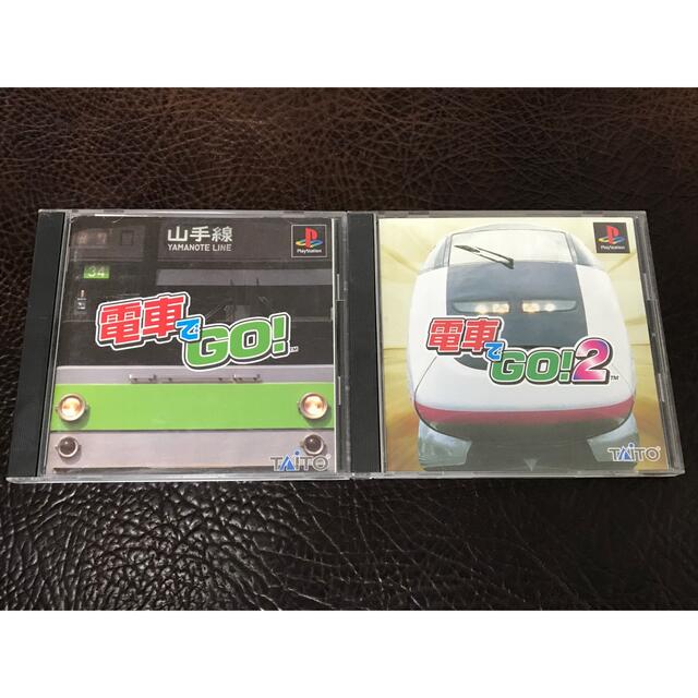 TAITO(タイトー)の★ 動作品 PS ★ 電車でGO! 無印 + 2 エンタメ/ホビーのゲームソフト/ゲーム機本体(家庭用ゲームソフト)の商品写真