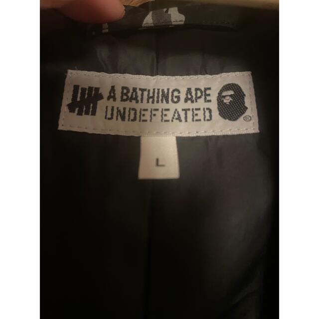 A BATHING APE UNDEFEATED コラボ　モッズコート