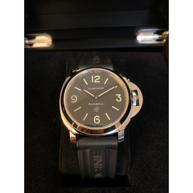 OFFICINE PANERAI(オフィチーネパネライ)の極美品　パネライ （PANERAI）ルミノールベース　ステンレススチール メンズの時計(腕時計(アナログ))の商品写真
