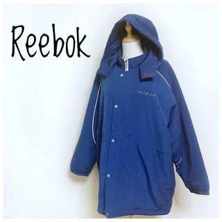 【売切価格】Reebok(リーボック)ベンチコート　ジャンパー　アウター　紺(その他)