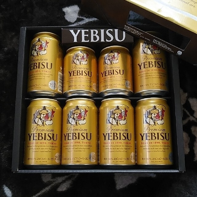 サッポロ(サッポロ)のエビスビール　8缶セット　賞味期限 22年10月 食品/飲料/酒の酒(ビール)の商品写真