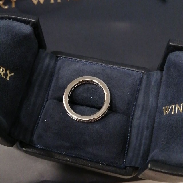 HARRY WINSTON(ハリーウィンストン)のハリーウィンストン　プリンセスカットフルエタニティリング　５号　ダイヤプラチナ レディースのアクセサリー(リング(指輪))の商品写真