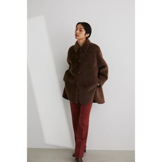style mixer ショートファーシャツコート