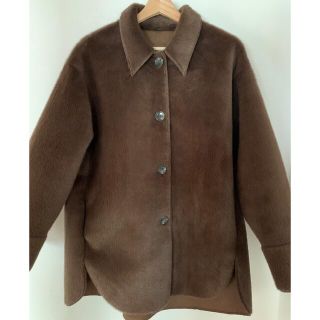 style mixer ショートファーシャツコート