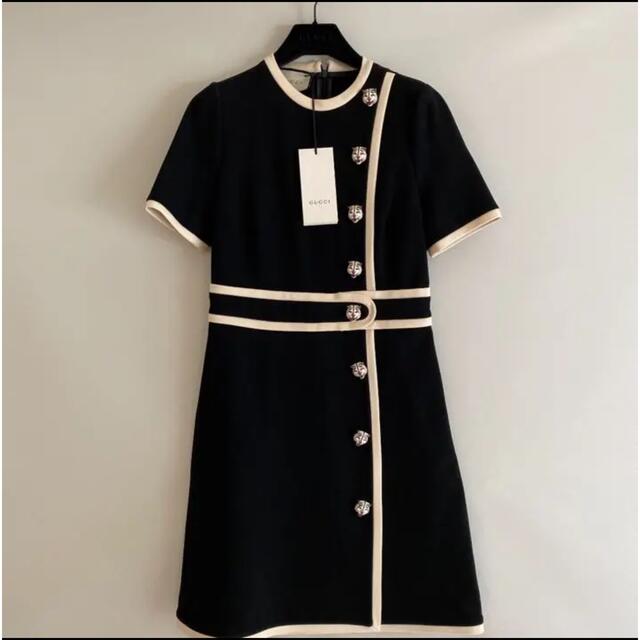 Gucci - GUCCI タイガーボタン ワンピースの通販 by NOA|グッチならラクマ