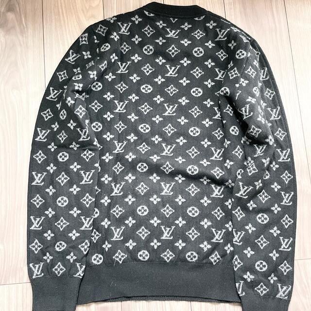 18AW LOUISVUITTON ヴィトン ハーフアンドハーフモノグラムニット