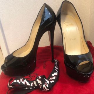 Christian Louboutin - クリスチャンルブタン LADYPEEP 36.5 BLACK ...