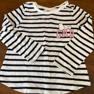 ベビーギャップ(babyGAP)の【新品】美品　ベビーギャップ　ボーダー　ロンT(Tシャツ/カットソー)