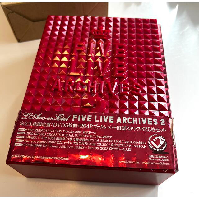 FIVE　LIVE　ARCHIVES　2 DVD 完全生産限定盤 2