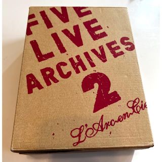 ラルクアンシエル(L'Arc～en～Ciel)のFIVE　LIVE　ARCHIVES　2 DVD 完全生産限定盤(ミュージック)