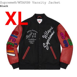 ダブルタップス(W)taps)の新品　Supreme®/WTAPS® VARSITY JACKET (スタジャン)