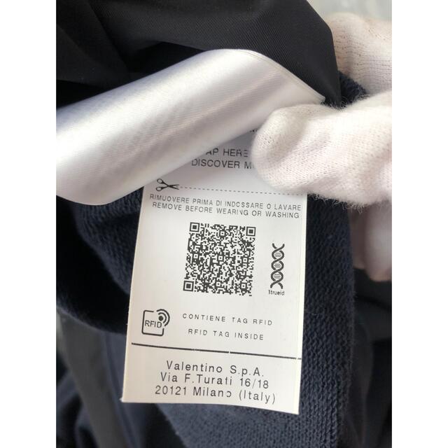[新品・未使用・タグ付き]ヴァレンティノシャツミングプリント　コットン　白　黒