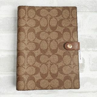 コーチ(COACH)の人気★COACH コーチ シグネチャキャンバス ノートブック プレゼントにも♪(ノート/メモ帳/ふせん)