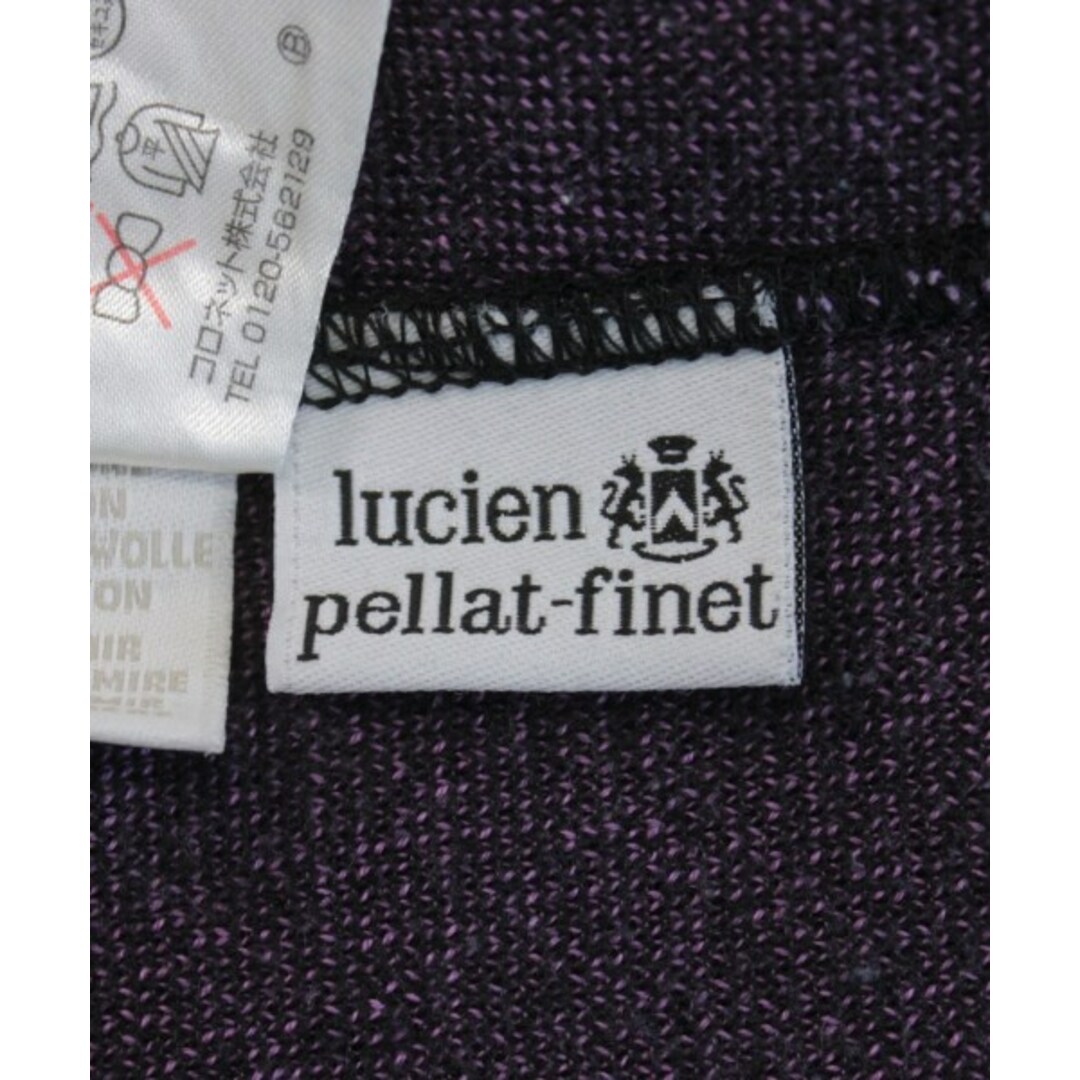 Lucien pellat-finet(ルシアンペラフィネ)のlucien pellat-finet ニット・セーター XS 黒x紫 【古着】【中古】 メンズのトップス(ニット/セーター)の商品写真