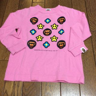 アベイシングエイプ(A BATHING APE)のBAPE KIDSロンT(Tシャツ/カットソー)