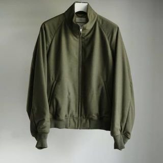 コモリ(COMOLI)の美品21aw HERILL カシミヤバックサテンウィークエンドジャケット 3(ブルゾン)