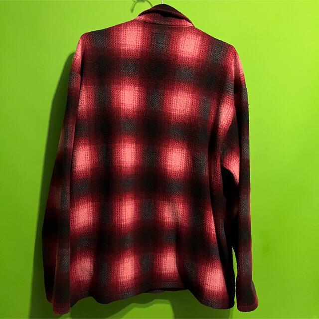 Supreme(シュプリーム)のSupreme Shadow Plaid Fleece Shirt L メンズのジャケット/アウター(ブルゾン)の商品写真