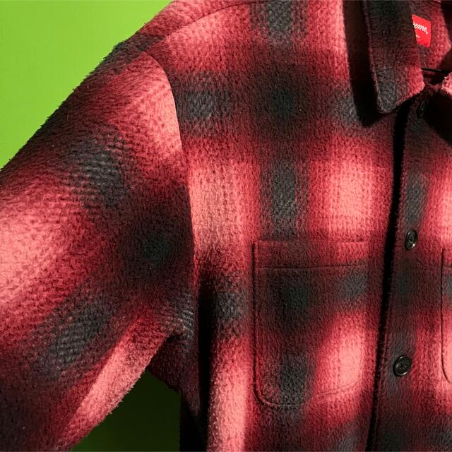 Supreme(シュプリーム)のSupreme Shadow Plaid Fleece Shirt L メンズのジャケット/アウター(ブルゾン)の商品写真