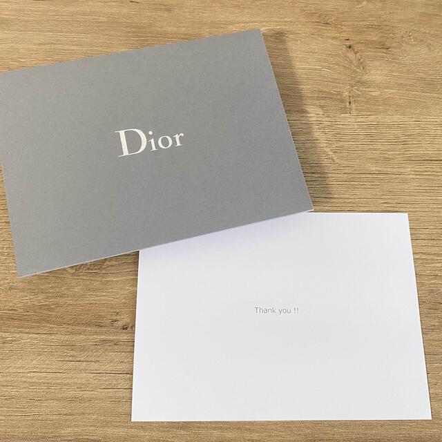 Dior ディオール 美品 ギフトボックス 大 メッセージカード　封筒付き♡ レディースのバッグ(ショップ袋)の商品写真