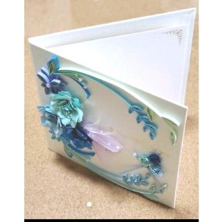 新作！！レメリア shopのオリジナル　花デコ　色紙セット　寄せ書き写真台紙付き(型紙/パターン)