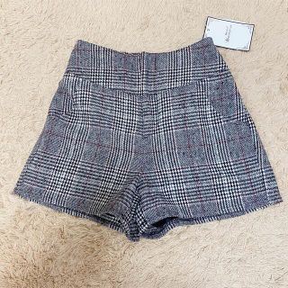 ミシェルマカロン(michellMacaron)のチェック柄ショートパンツ(ショートパンツ)