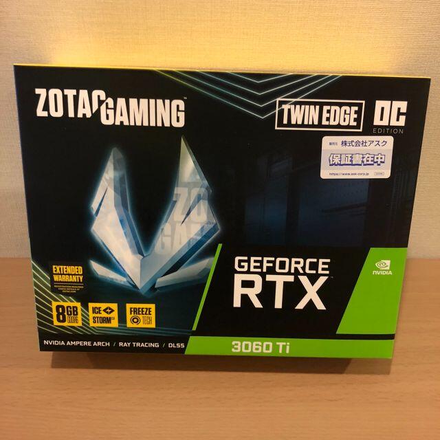 【新品未開封品】Zotac GeForce RTX 3060 Tiグラフィックボード