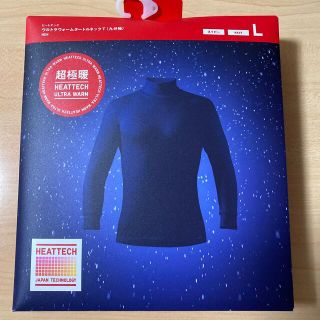 ユニクロ(UNIQLO)のメンズ　ヒートテック　ウルトラウォームタートルネックT（九分袖）(Tシャツ/カットソー(七分/長袖))