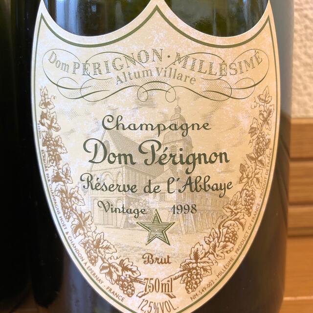 Dom Pérignon(ドンペリニヨン)のDom perignonゴールド ☆1998＆1999×3本　空瓶 食品/飲料/酒の酒(シャンパン/スパークリングワイン)の商品写真