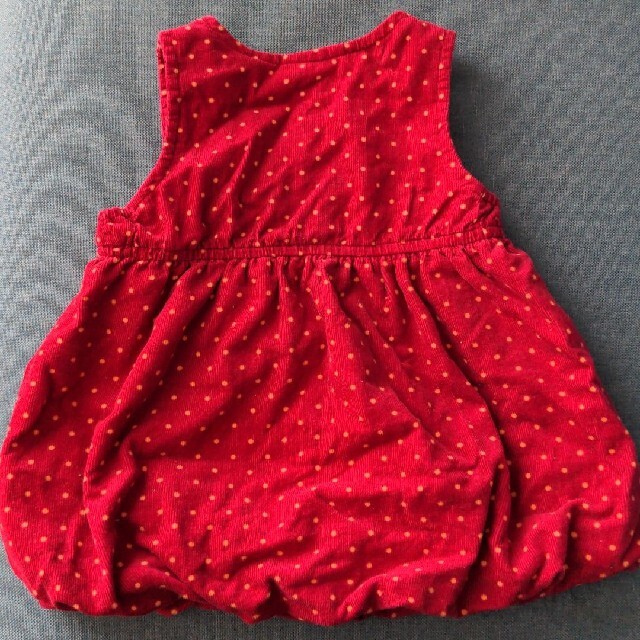 コーデュロイ　ジャンパースカート　バルーンワンピース キッズ/ベビー/マタニティのベビー服(~85cm)(ワンピース)の商品写真