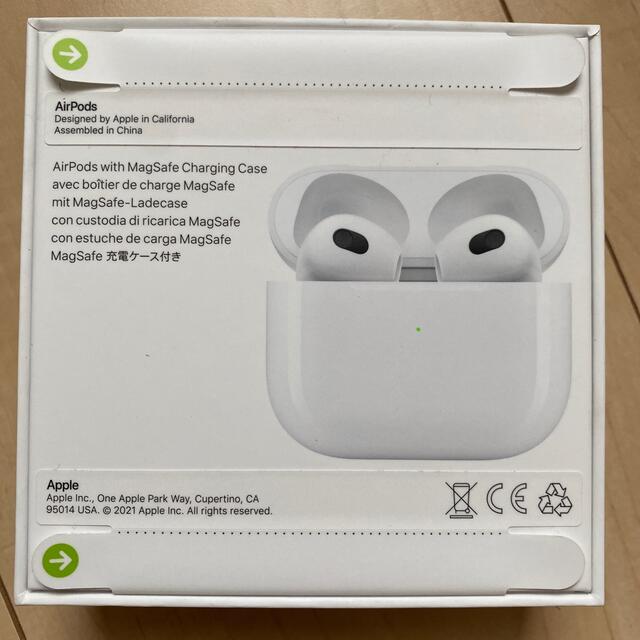 Apple Airpods (第3世代) MME73J/A