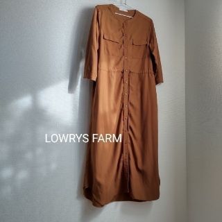 ローリーズファーム(LOWRYS FARM)のLOWRYS FARM シャツワンピース(ロングワンピース/マキシワンピース)