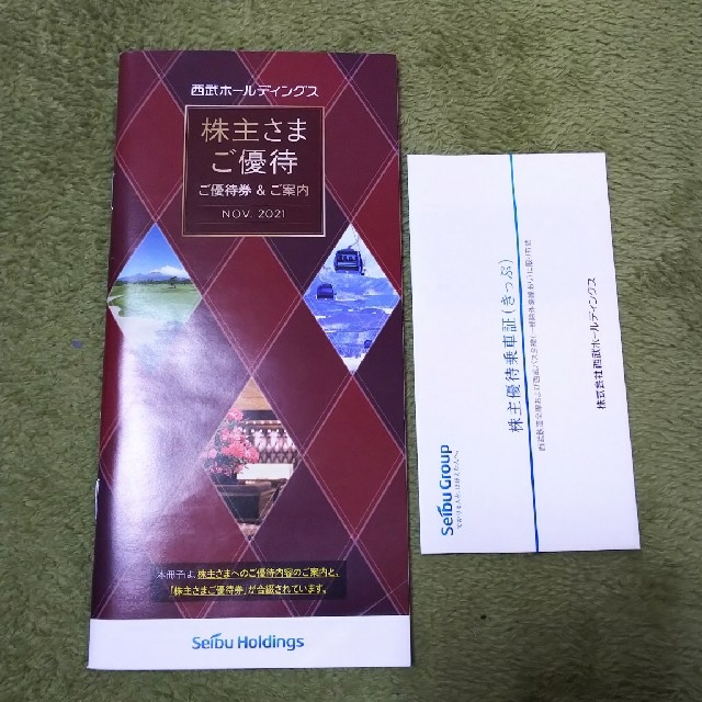 西武鉄道株主優待 冊子1冊と優待乗車証10枚 - その他