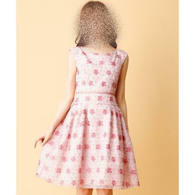 TOCCA(トッカ)のTOCCA 2015 トッカ MOSS PINK ワンピース ドレス 0 レディースのワンピース(ひざ丈ワンピース)の商品写真