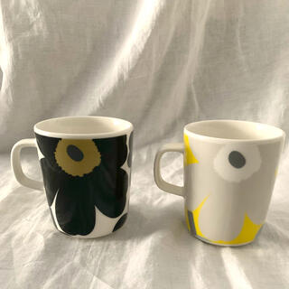 マリメッコ(marimekko)のmarimekko unikko マグカップ2個セット(グラス/カップ)