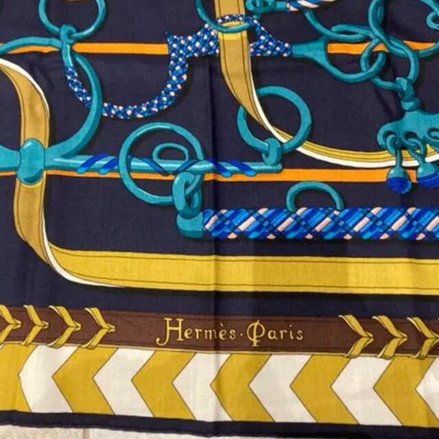 Hermes(エルメス)のエルメス　カシミアシルク　スカーフ レディースのファッション小物(バンダナ/スカーフ)の商品写真