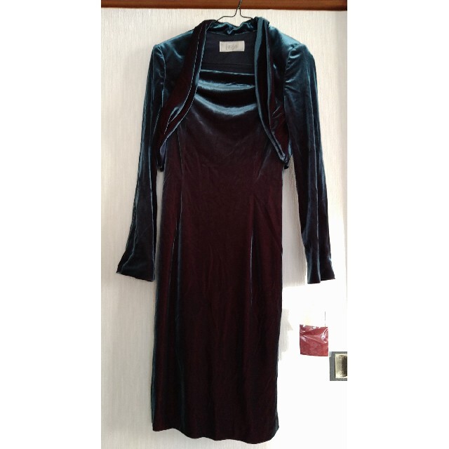 新品　ベルベット　ドレス　フォーマルワンピース レディースのワンピース(ロングワンピース/マキシワンピース)の商品写真